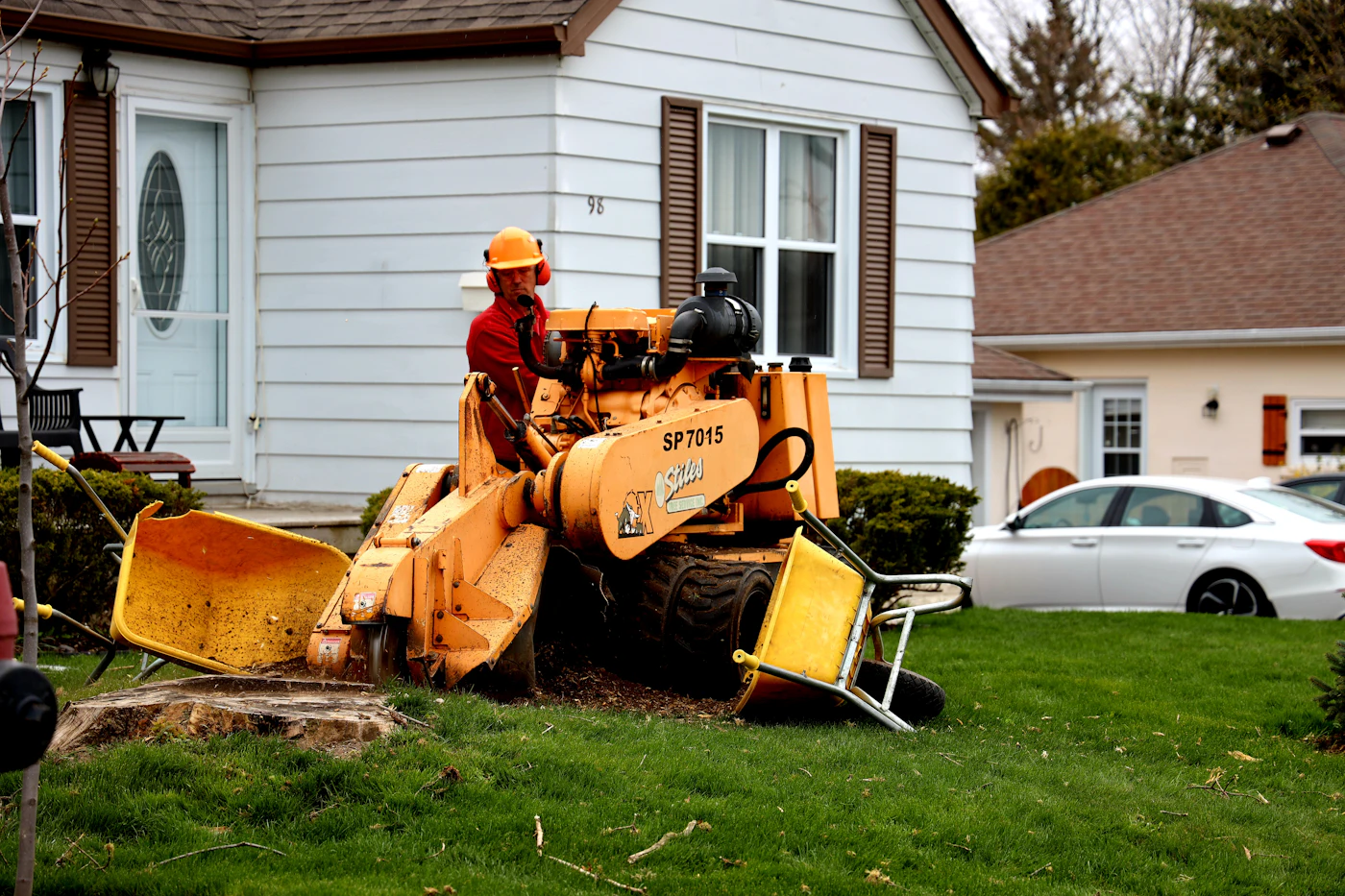 Brush hogging (sample photo)